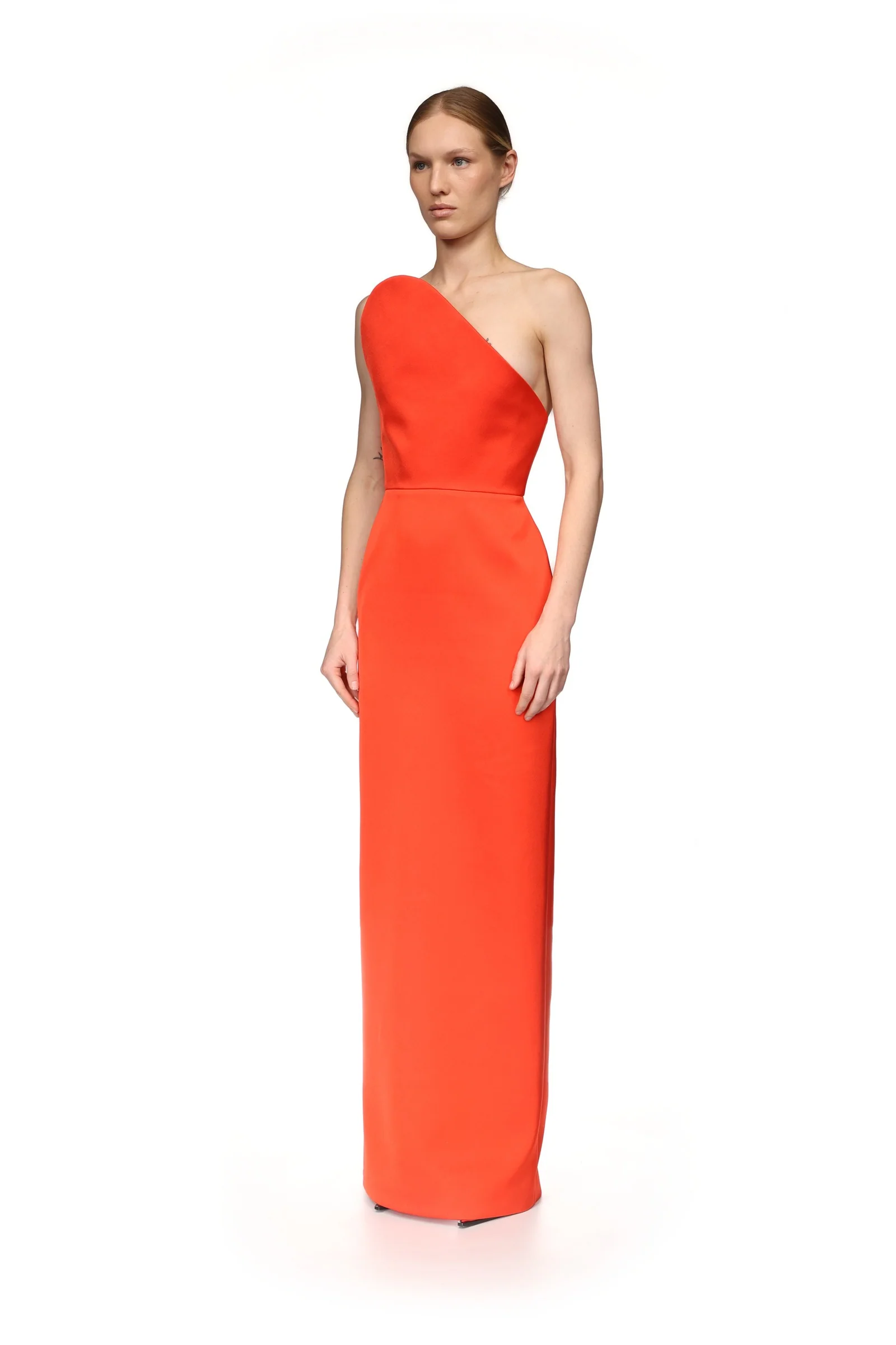 ASYMMETRIC CUT STRAPLESS GOWN - Image 3