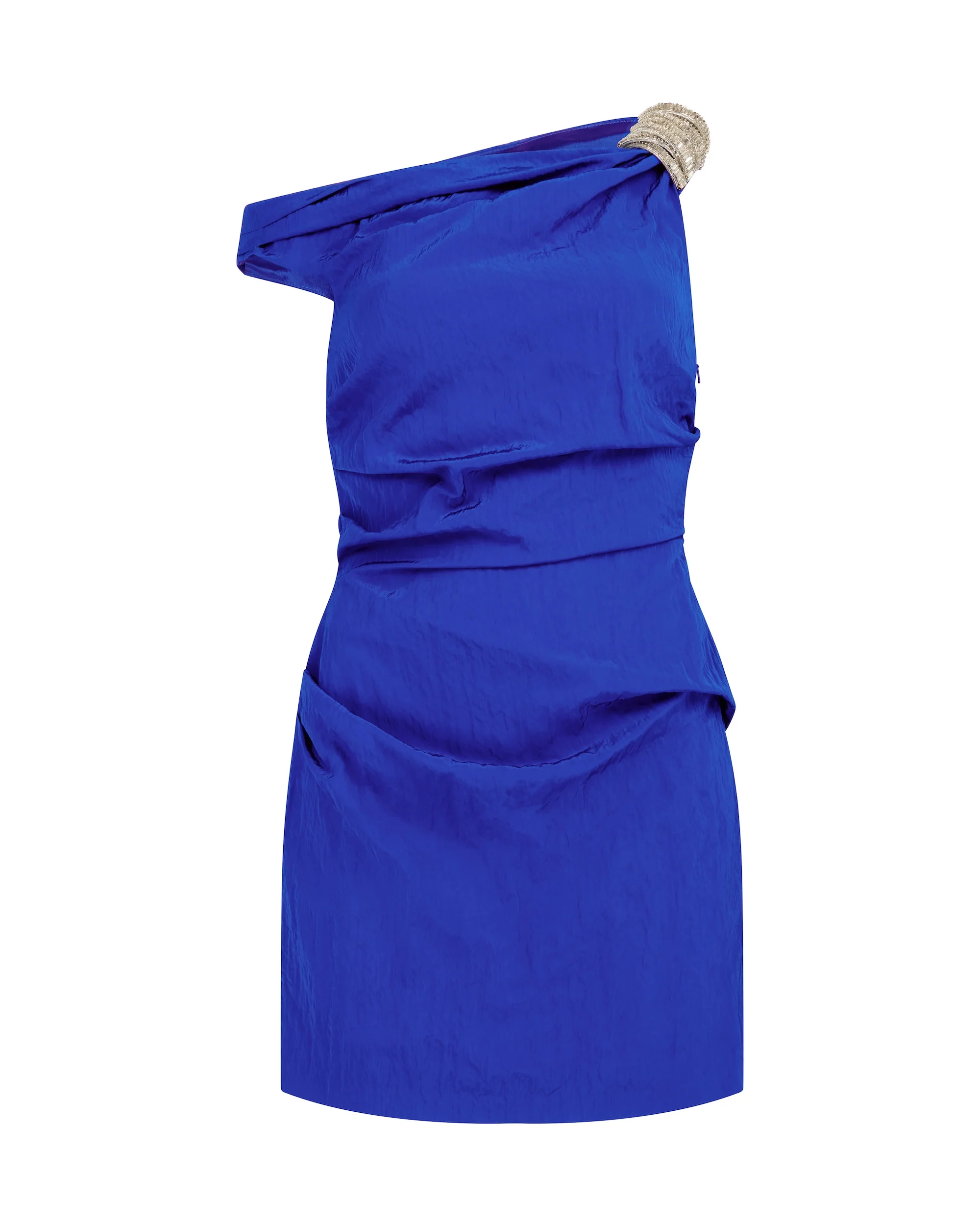 CRYSTAL ARCH DROP SHOULDER MINI DRESS