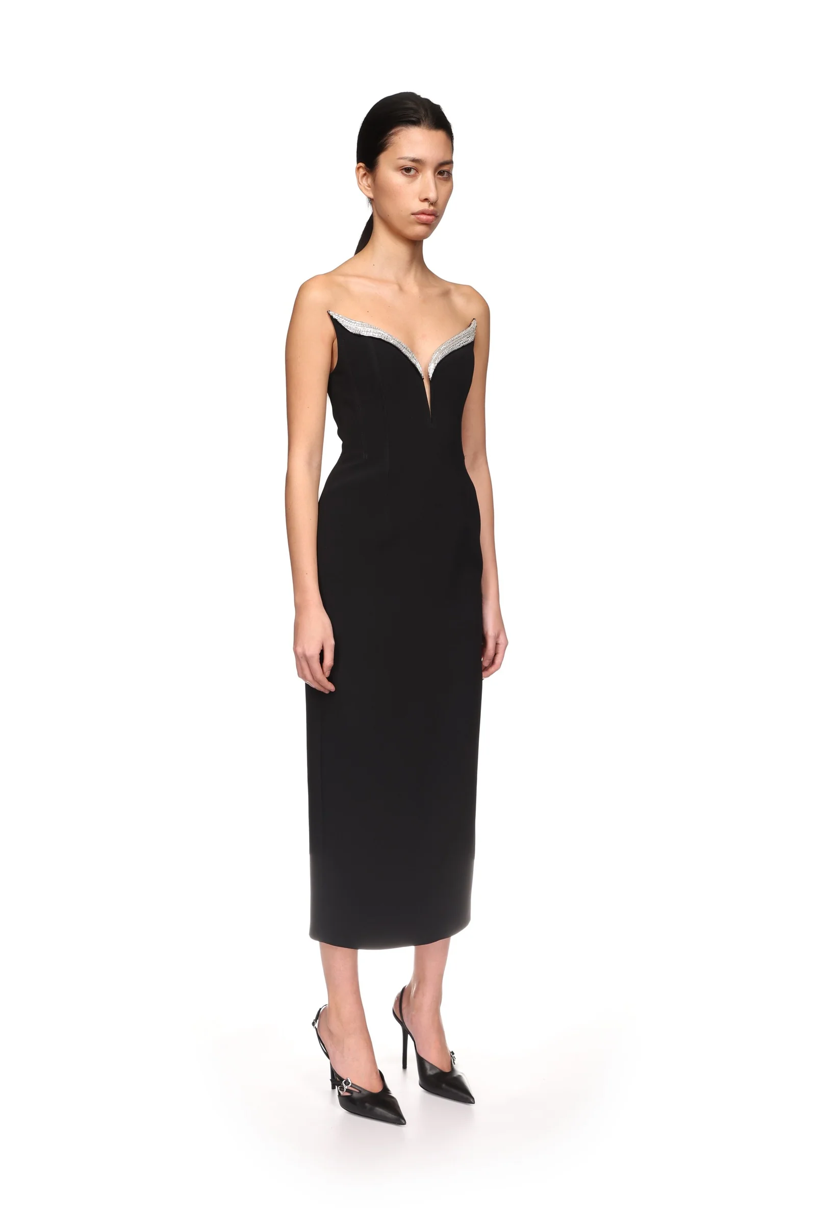 CRYSTAL WINGS MIDI DRESS - Image 4