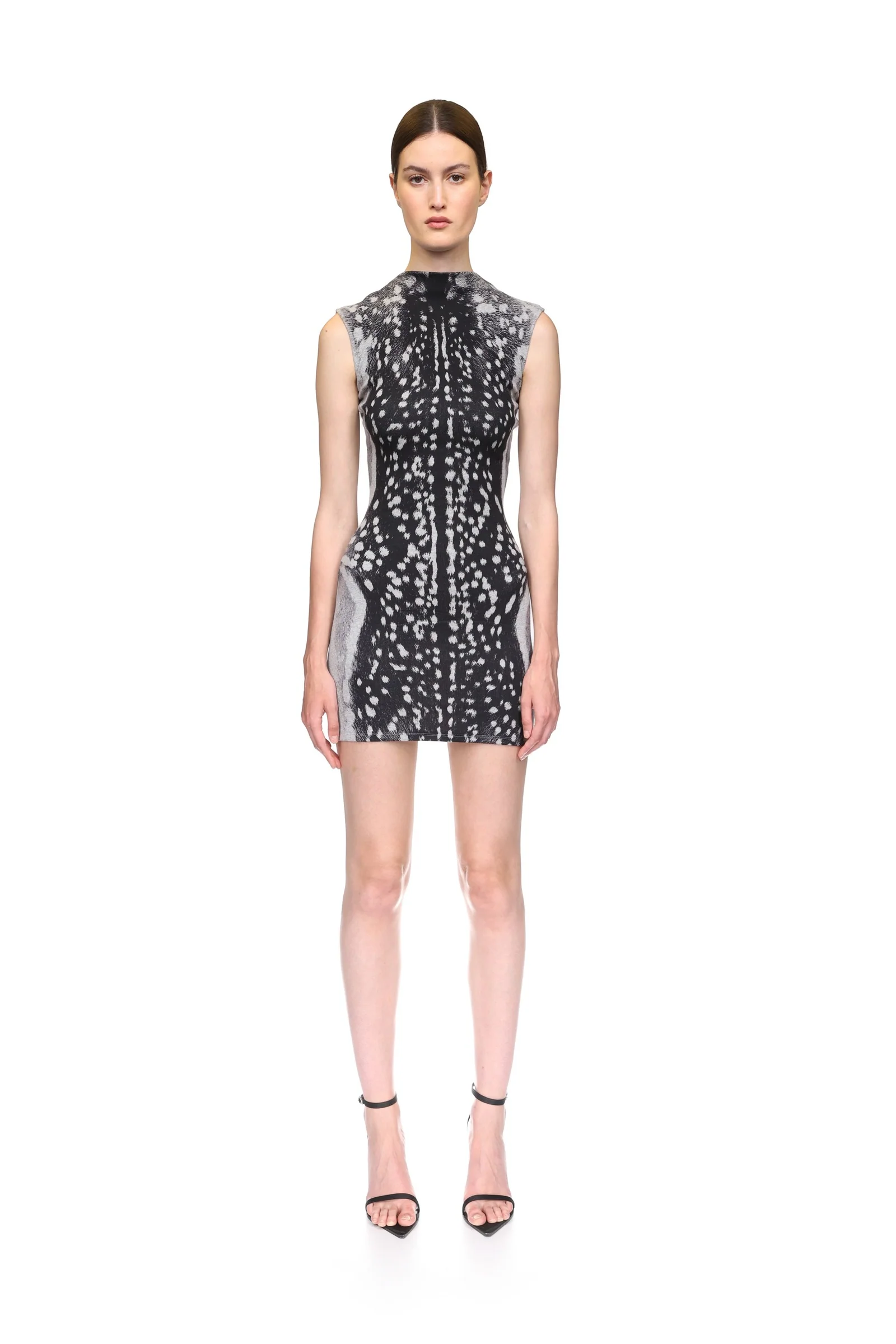 DEER HIDE PRINT MINI DRESS - Image 2