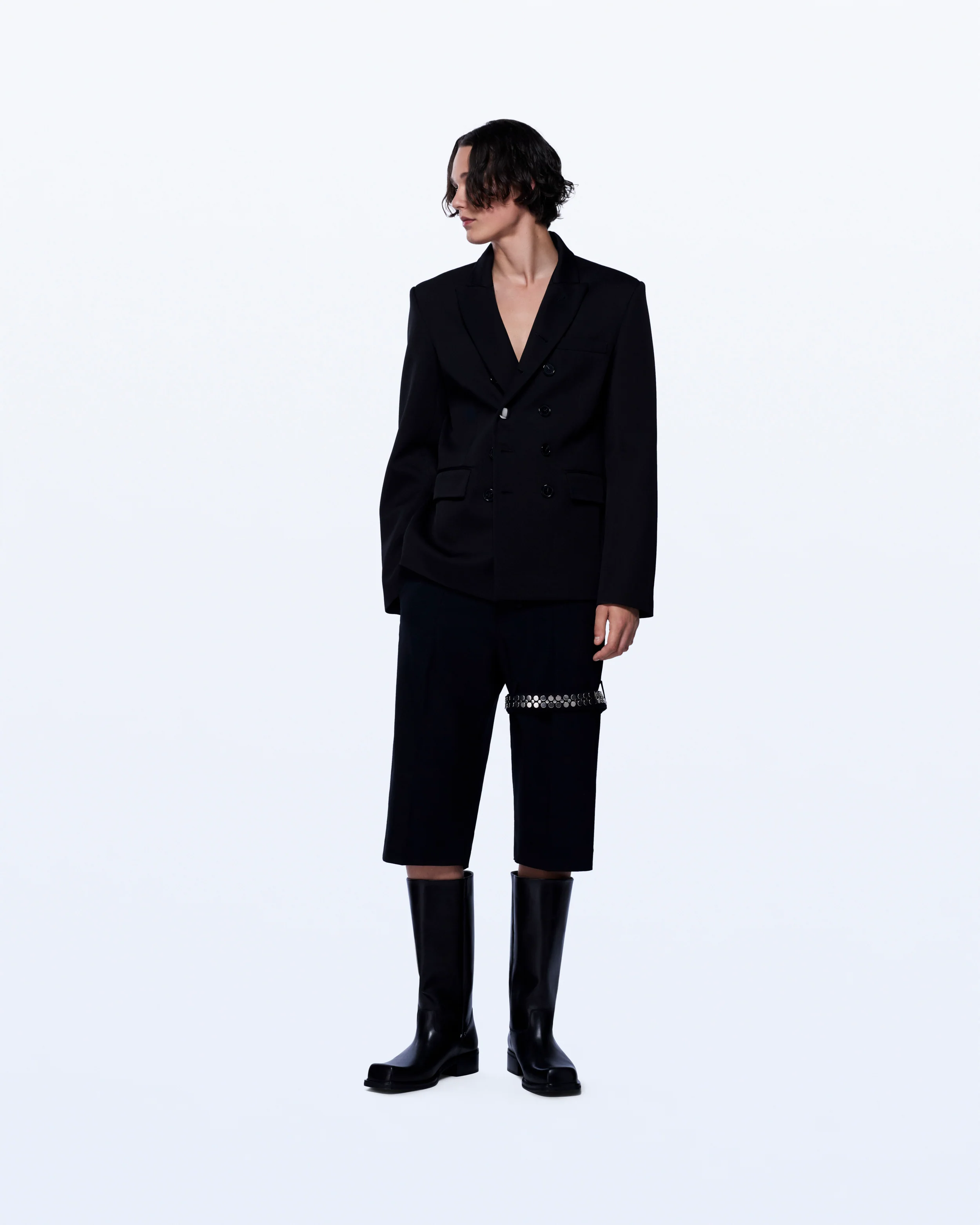 DOUBLE BREASTED TAILORED CHORE JACKET - Image 3