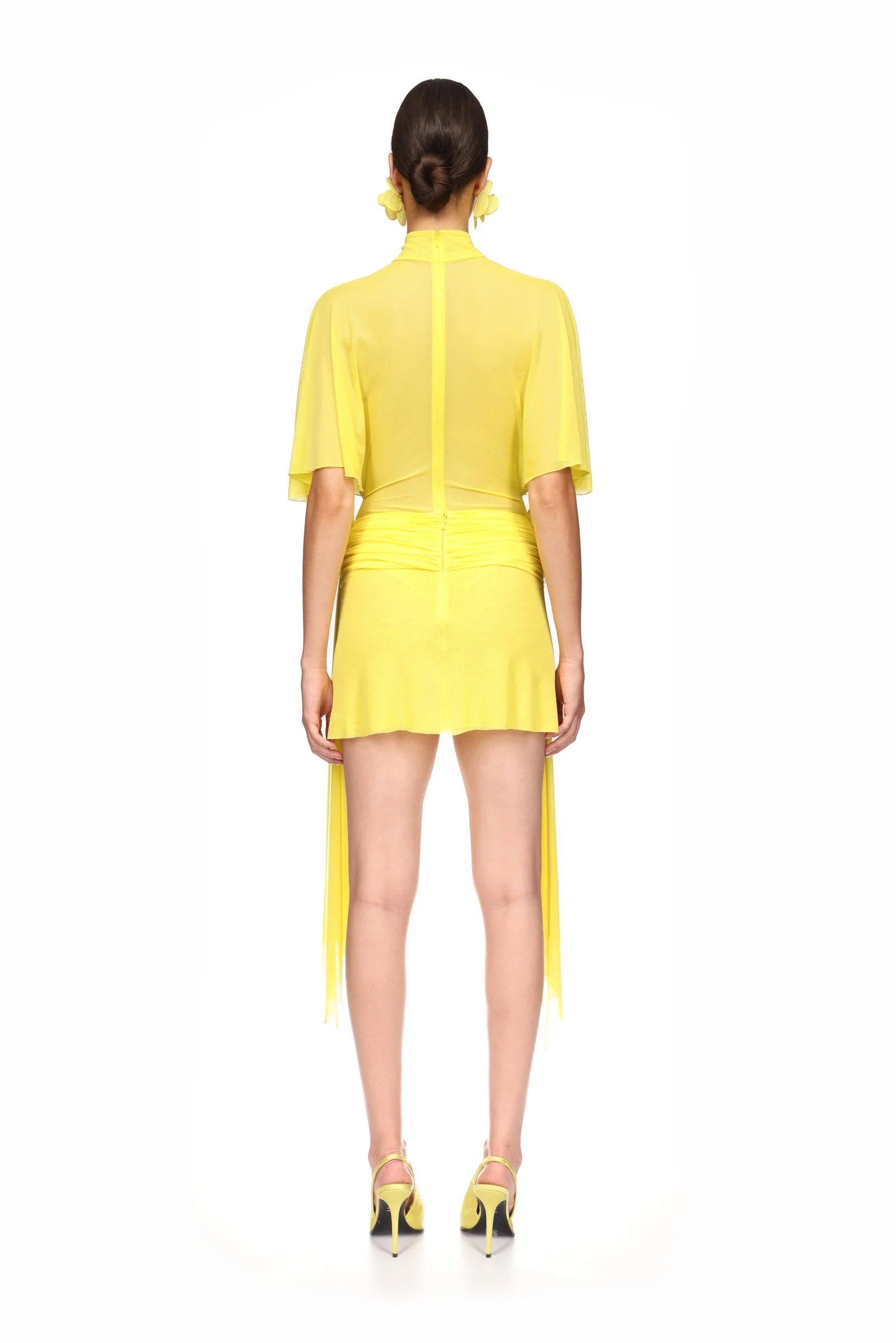 DRAPED SLEEVE BODYSUIT - Image 5