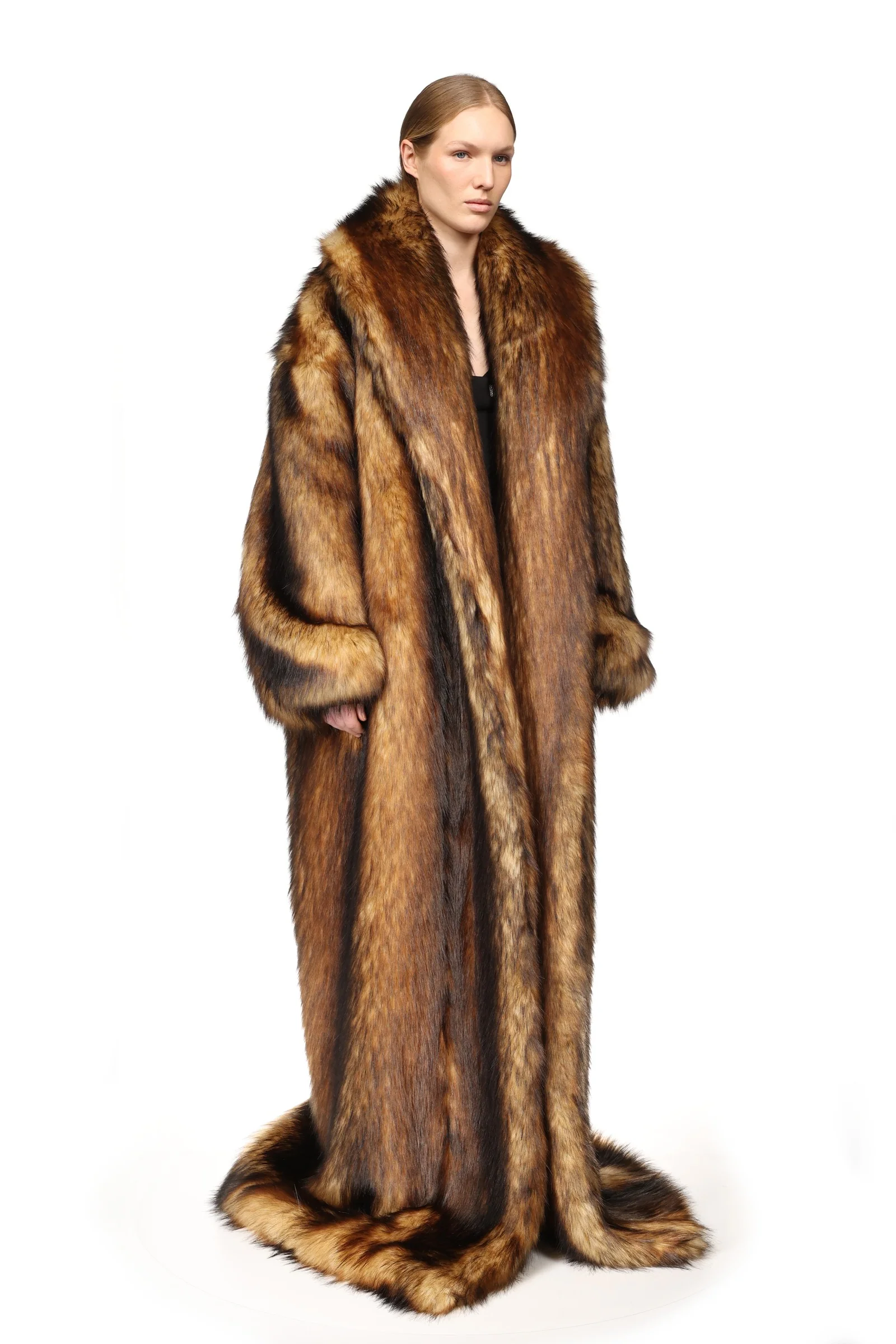 FAUX-FUR OVERSIZED COAT - Image 4