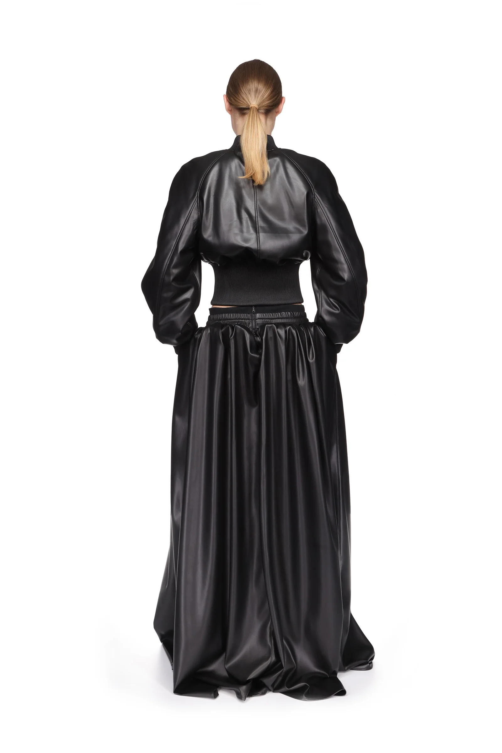 FAUX LEATHER MAXI SKIRT - Image 5