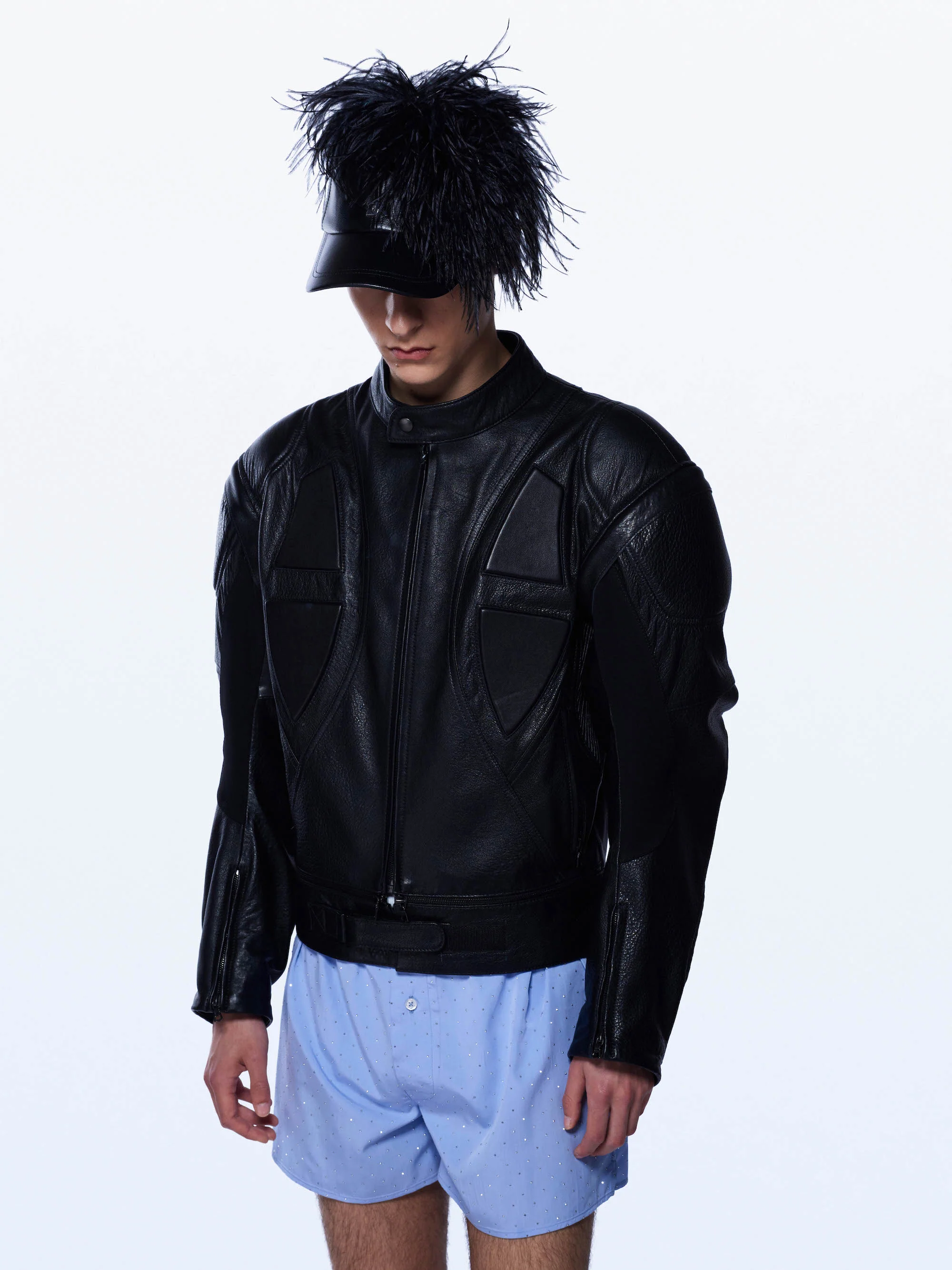 MENS BIKER JACKET - Image 3