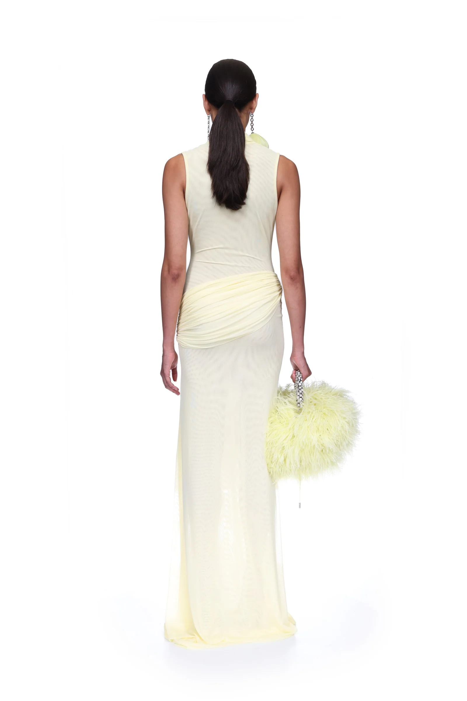PLUNGE NECKLINE SLEEVELESS GOWN - Image 5