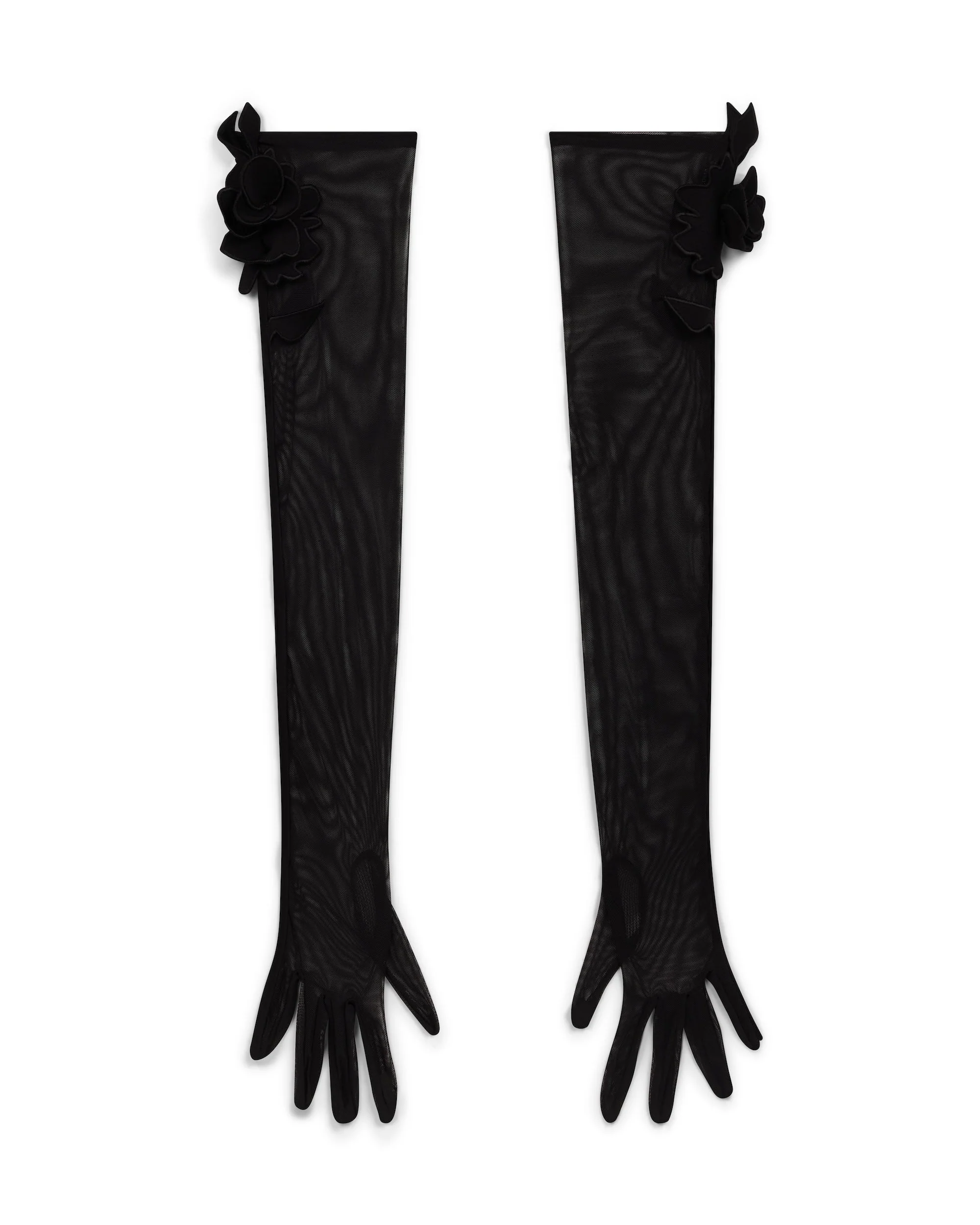 LONG GLOVES WITH A SMALL ROSE