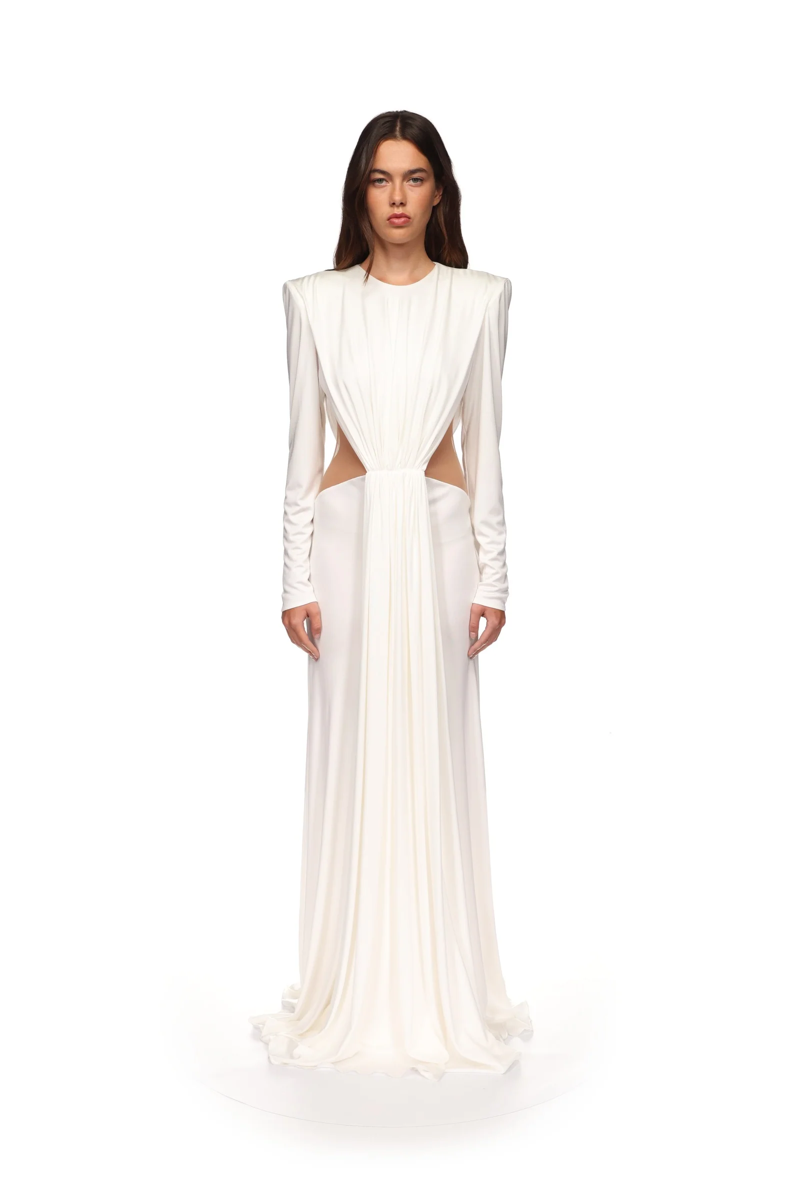 DRAPED GOWN WITH SIDE CUT-OUTS - Image 2