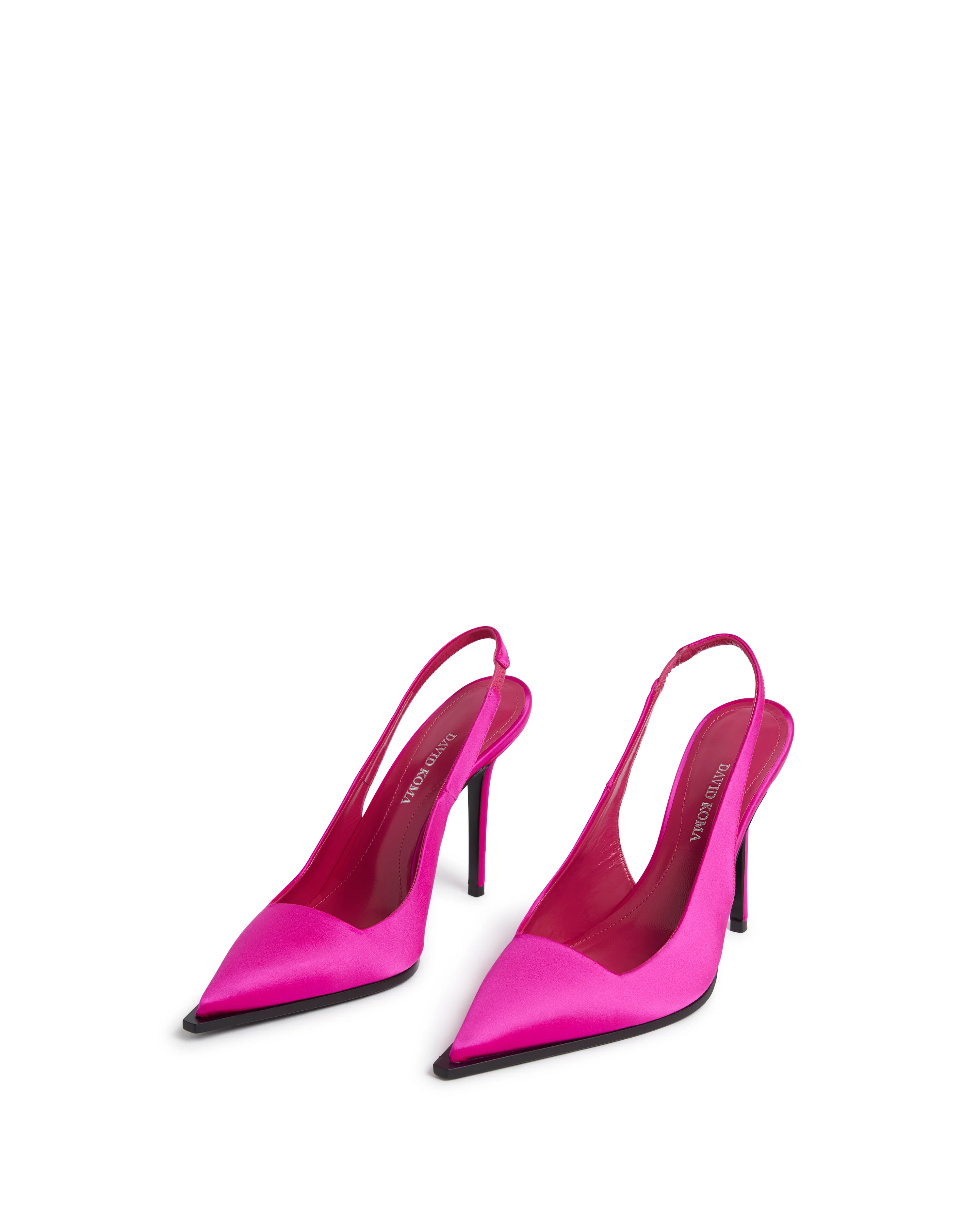 SLINGBACK SATIN PUMPS - Image 2