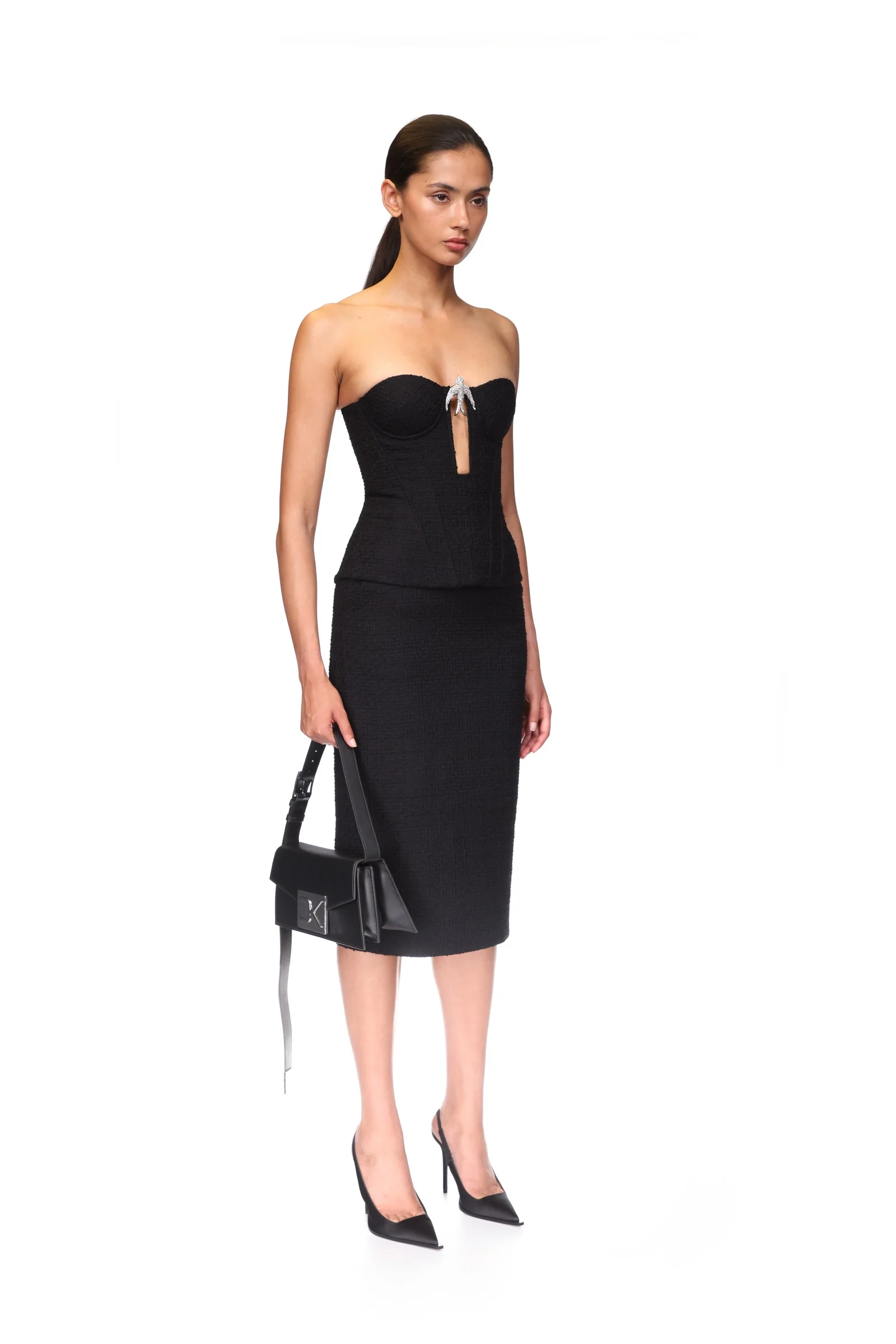 CRYSTAL SWALLOW CORSET TOP - Image 4
