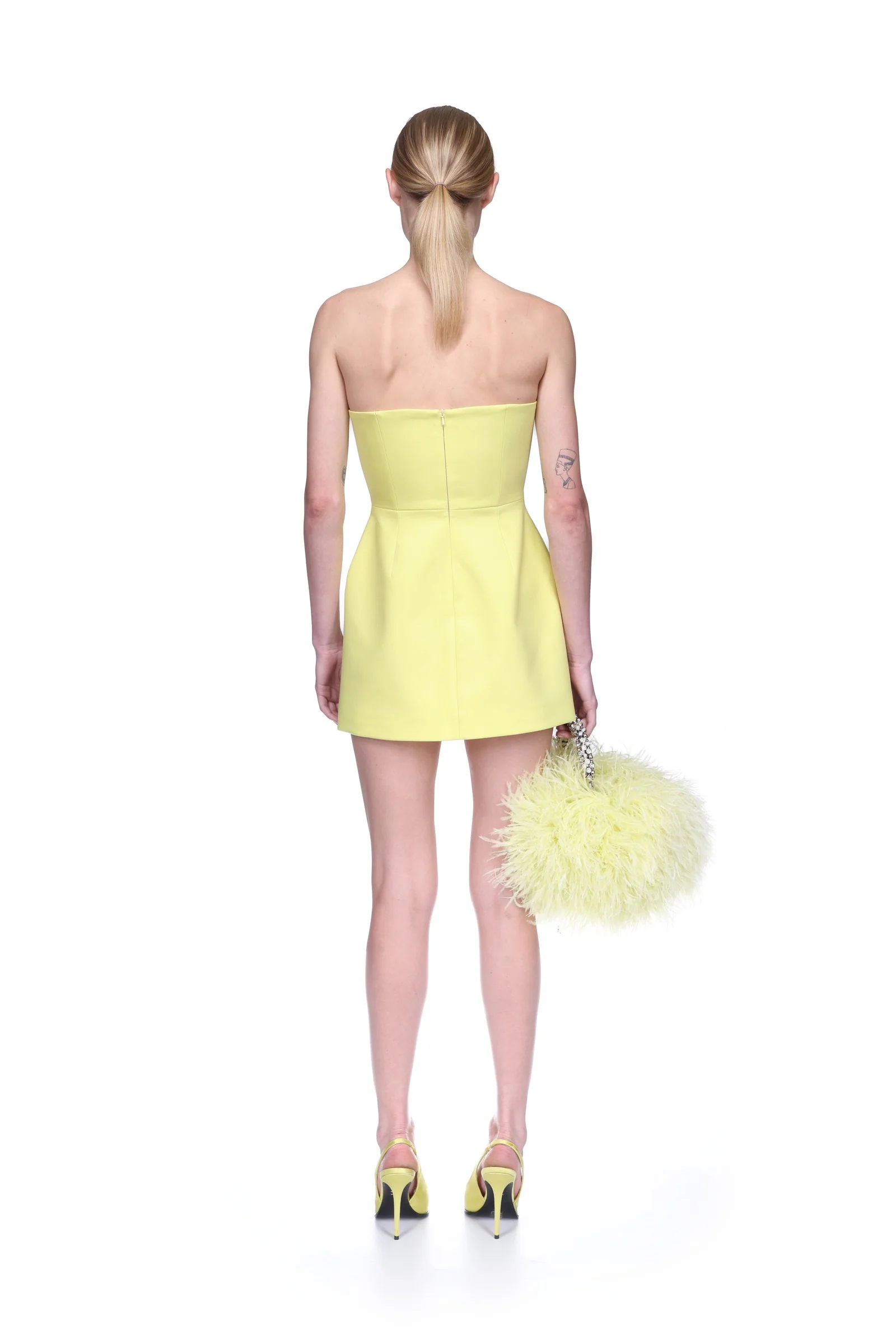 CRYSTAL SWALLOW MINI DRESS - Image 5