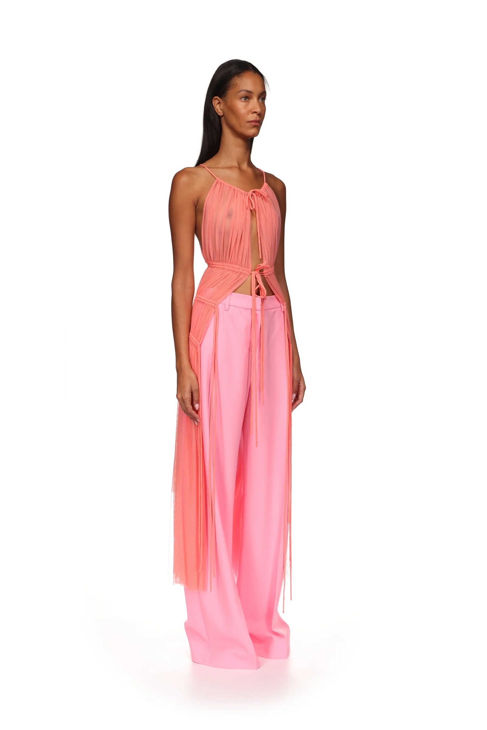WIDE LEG TAILORED TROUSERS - Image 4